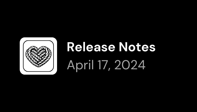 Tightknit Release Notes: Events in Open Beta and Exciting Updates