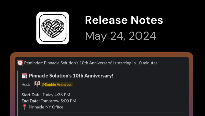 Tightknit Release: Event Recaps & Reminders, Gamification Updates, and More