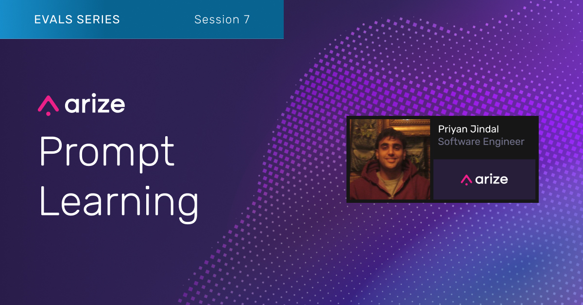 Evals Workshop: Prompt Learning cover image