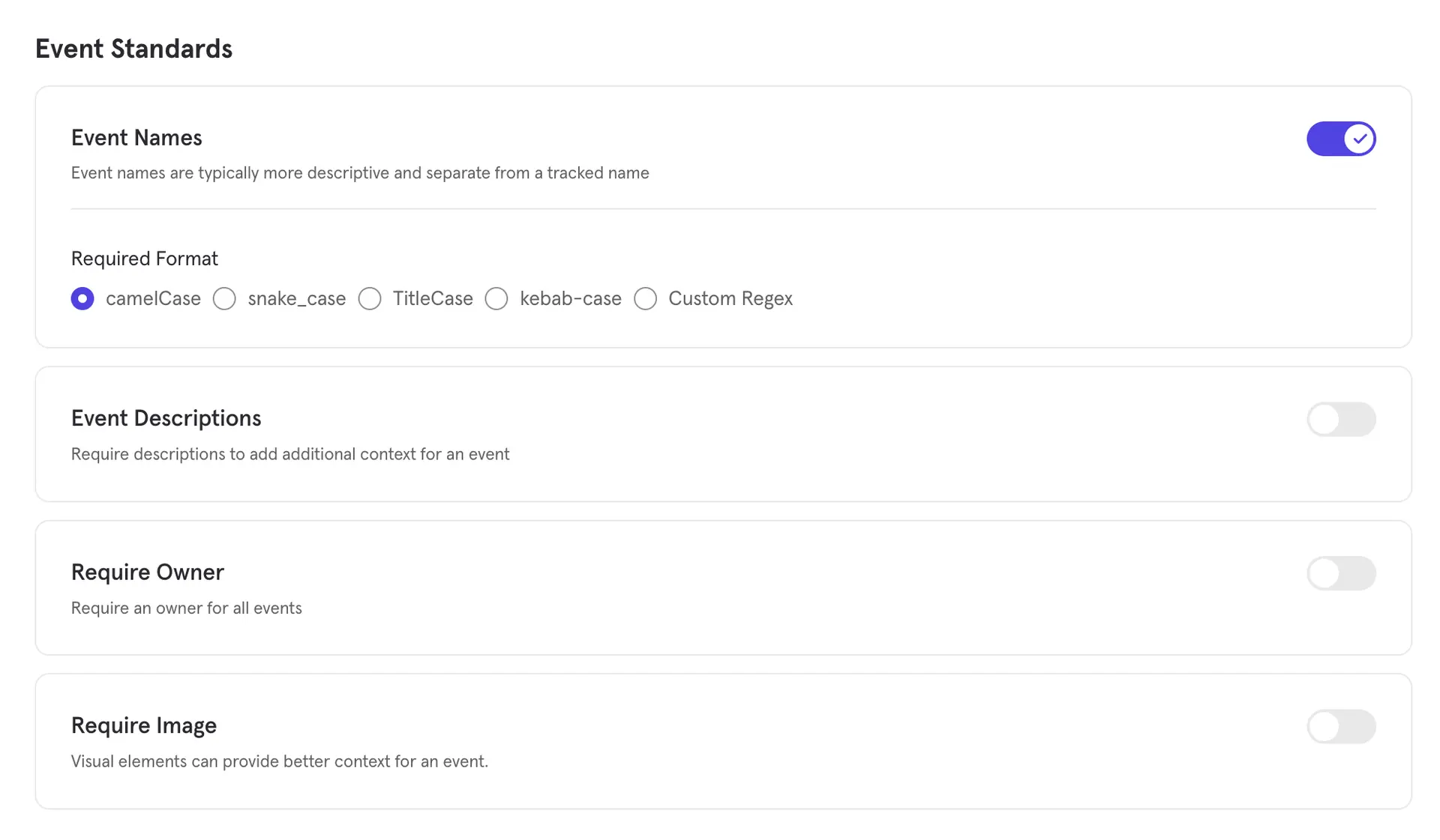 Enhance Data Governance in Lexicon with New Data Standards Feature