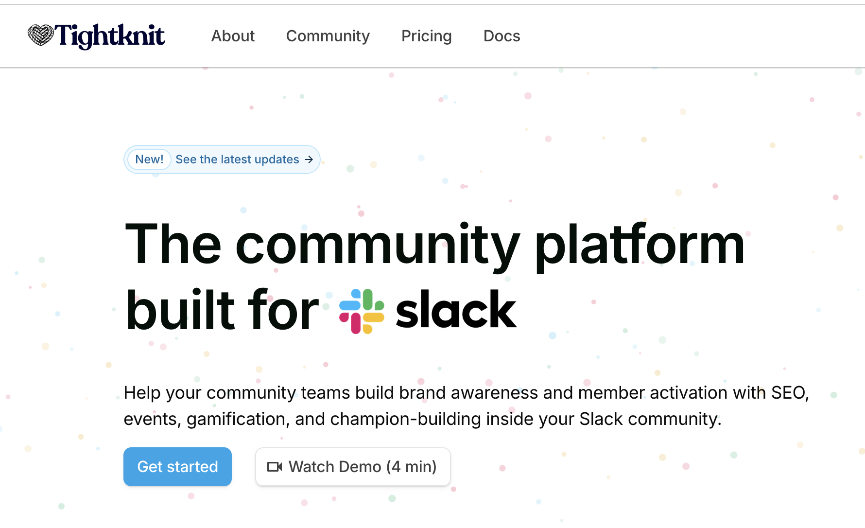 Check Out Our Newly Updated Tightknit Website!