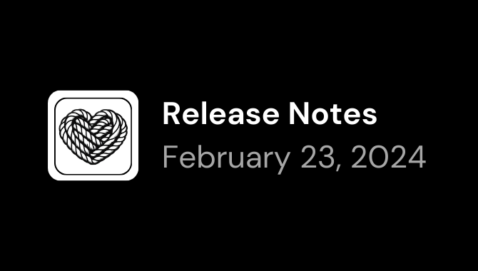 Tightknit Release Notes - February 23, 2024: Embed Feeds and Posts Beta