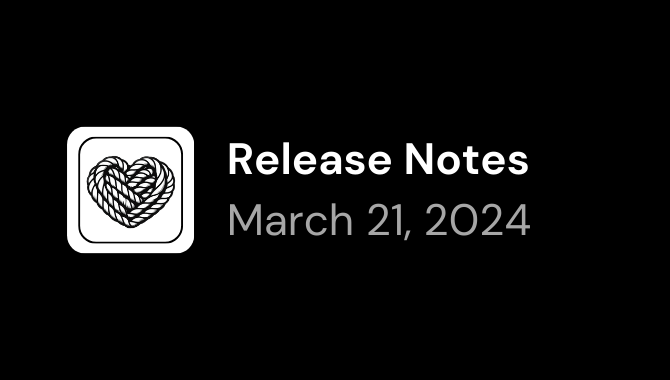 Tightknit Release Notes: Onboarding Guided Setup and New Features
