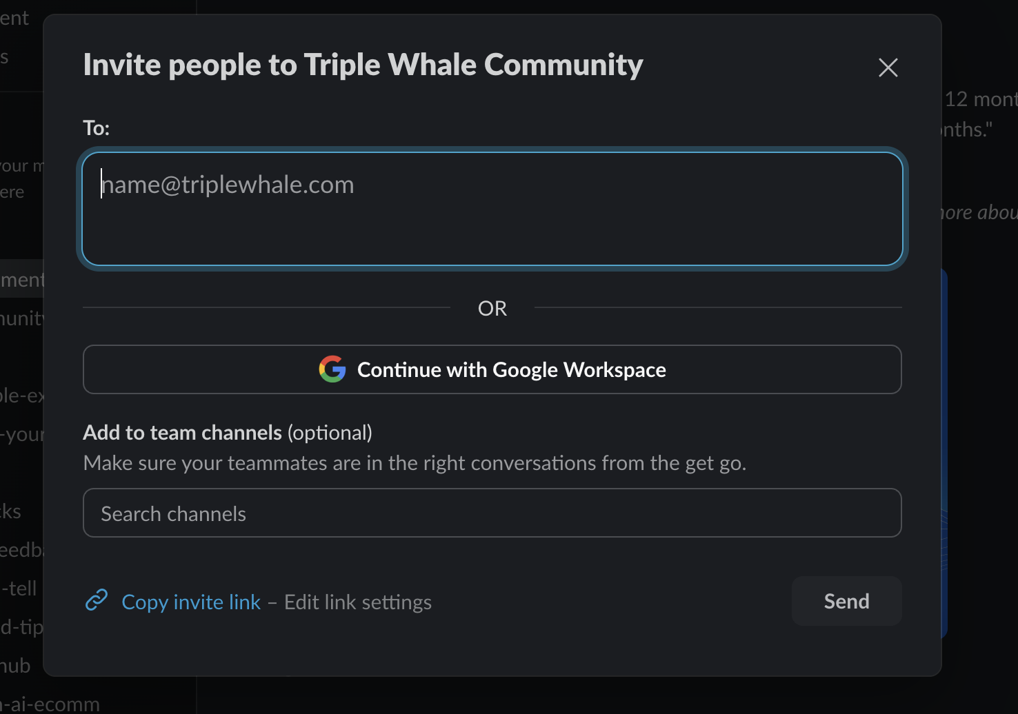 Fixing Community Invite Link Email Restrictions